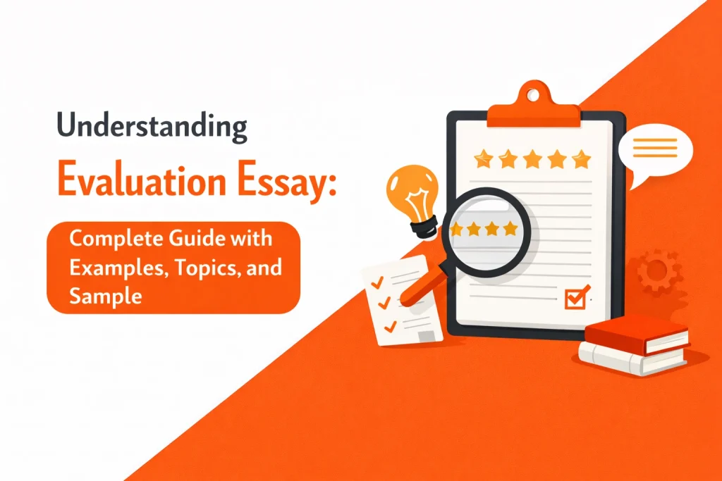what is evaluation essay