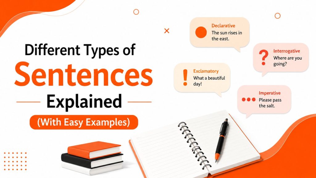 different types of sentences