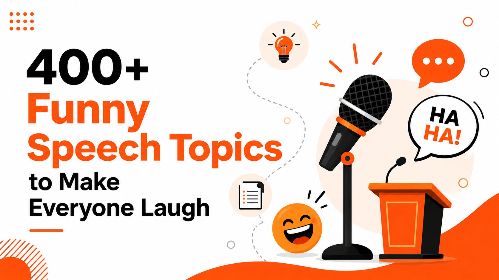 Home funny speech topics ideas