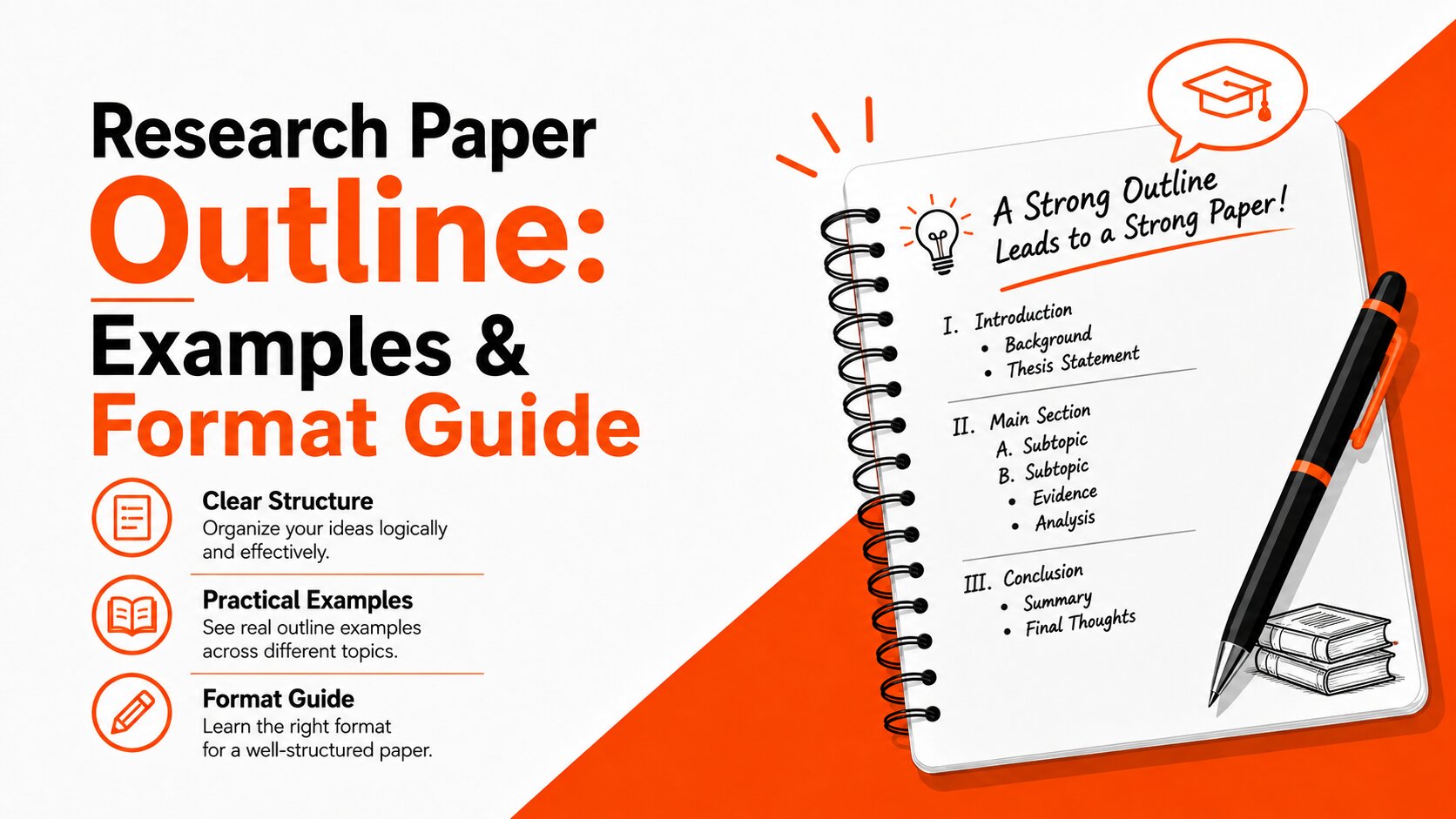 research paper outline sample example and tips