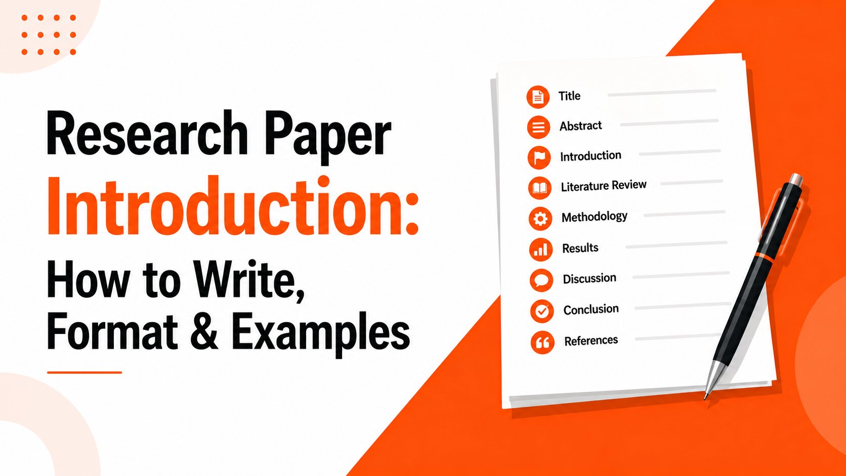 how to write a research paper introduction