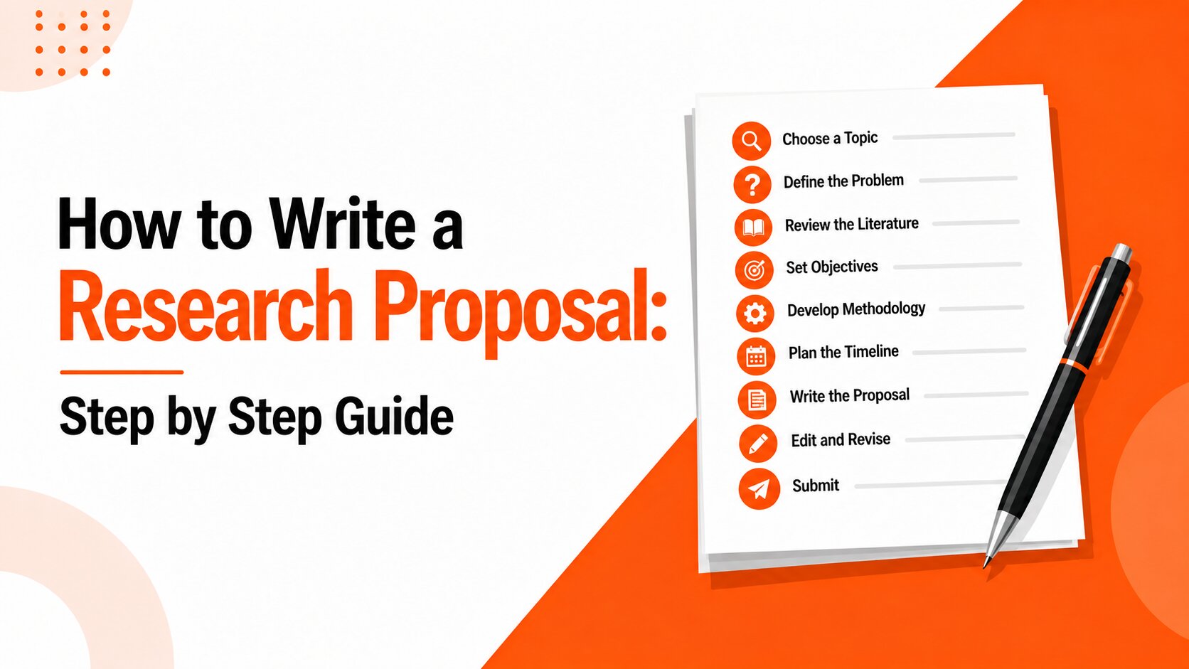 how to write a research proposal