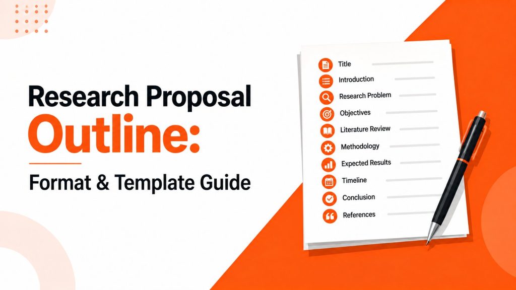 research proposal outline format and template guide