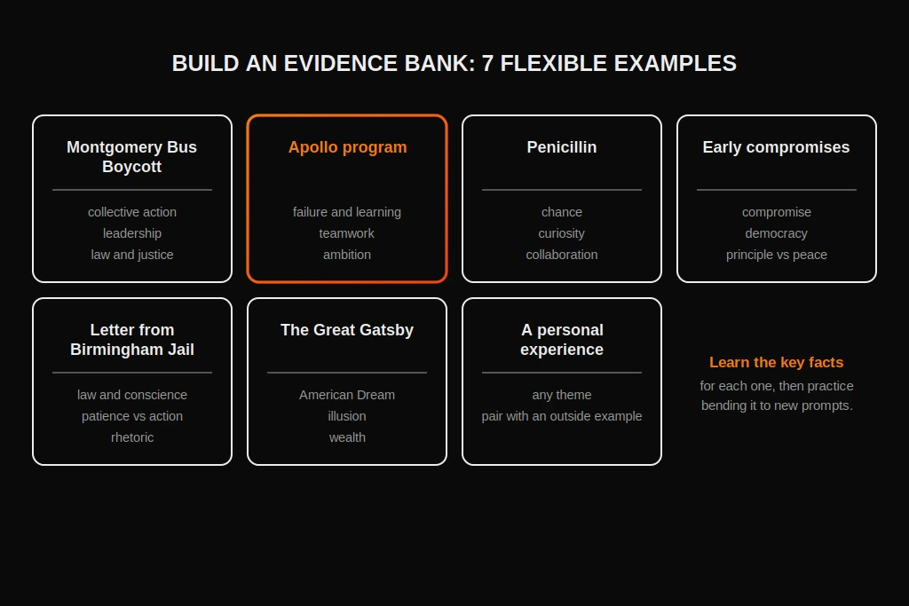 AP Lang Argument Essay: Rubric, Examples, and How to Write It Seven flexible examples for an AP Lang evidence bank, each with the themes it can serve