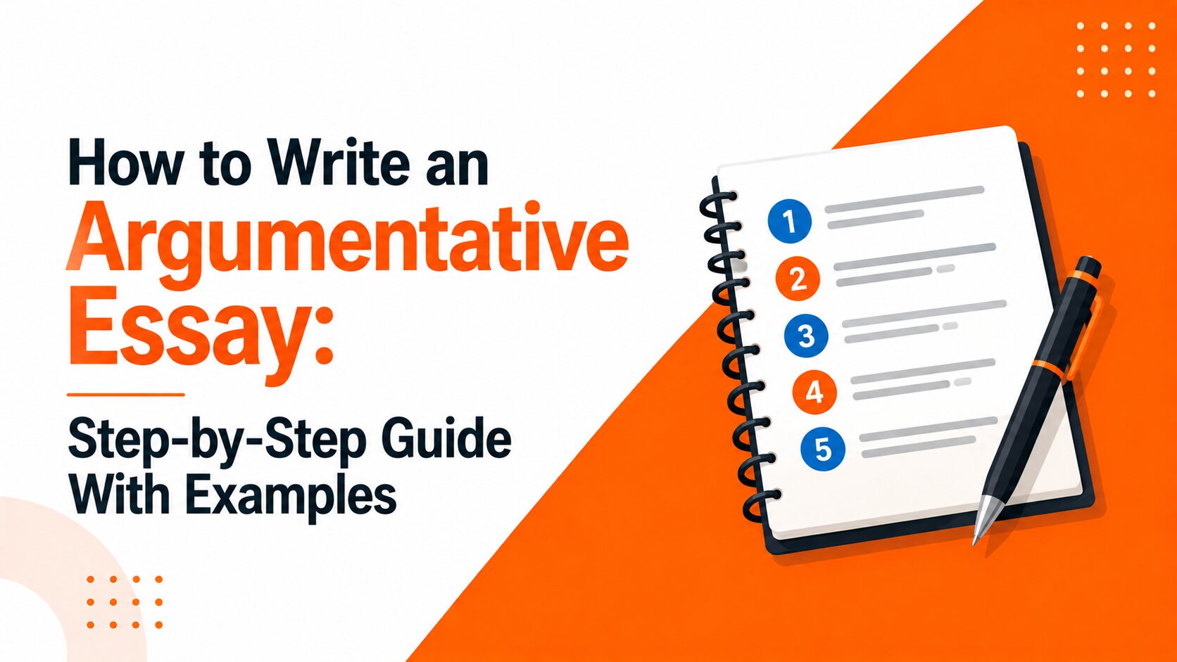 Home how to write an argumentative essay​